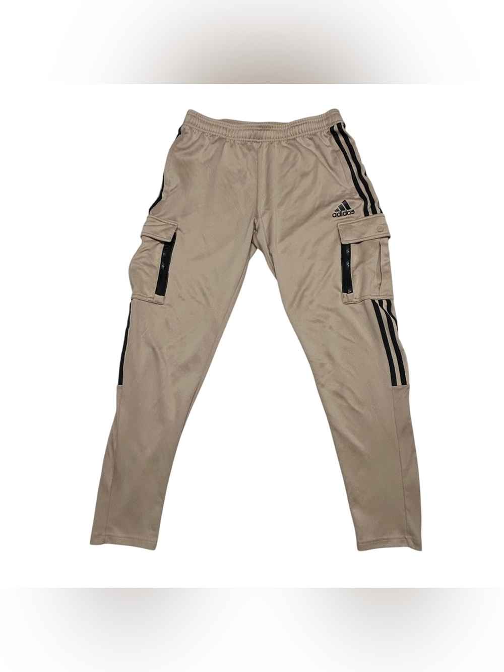 Adidas Clima Mens Size L Joggers Activewear Running Gym Training Zip Ankle